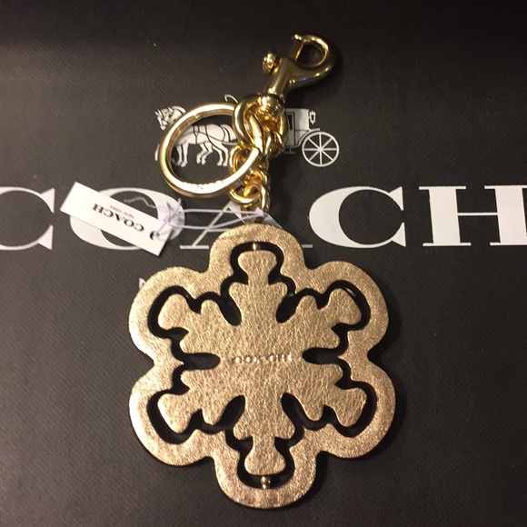 COACH - SPINNING SNOWFLAKE BAG CHARM (NWT) - Picture 3 of 12